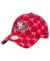 New Era Women's Scarlet San Francisco 49ers Ribbon 9twenty Adjustable Hat In Red