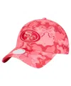 New Era Women's Scarlet San Francisco 49ers Trippy 9twenty Adjustable Hat In Scarlet