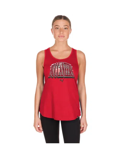 New Era Women's Tampa Bay Buccaneers Sleeveless Scoop-neck Tank Top In Red