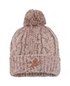 New Era Women's Tan Fc Cincinnati Cuffed With Pom Knit Hat In Tan