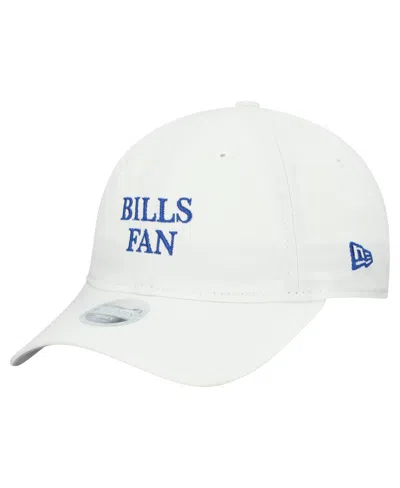 New Era Women's White Buffalo Bills Team Fan 9twenty Adjustable Hat