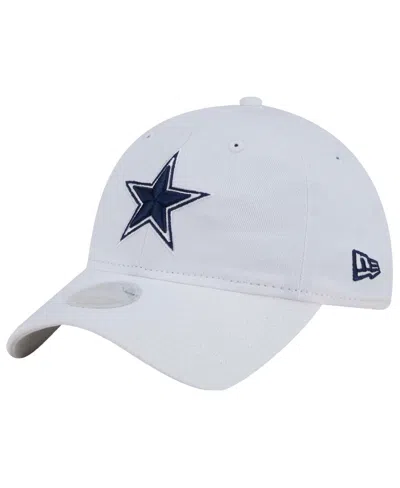New Era Women's White Dallas Cowboys Main 9twentyâ Adjustable Hat