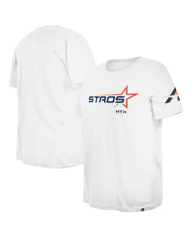 New Era Women's White Houston Astros 2025 City Connect Plus Size T-shirt