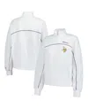 New Era Women's White Minnesota Vikings Functional Fandom Quarter-zip Sweatshirt In White