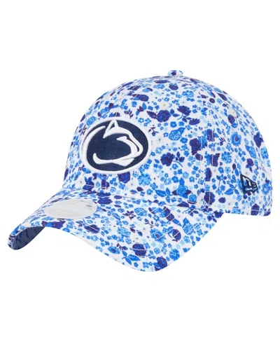 New Era Women's White Penn State Nittany Lions Blooming 9twenty Adjustable Hat