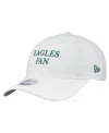New Era Women's White Philadelphia Eagles Team Fan 9twenty Adjustable Hat In White