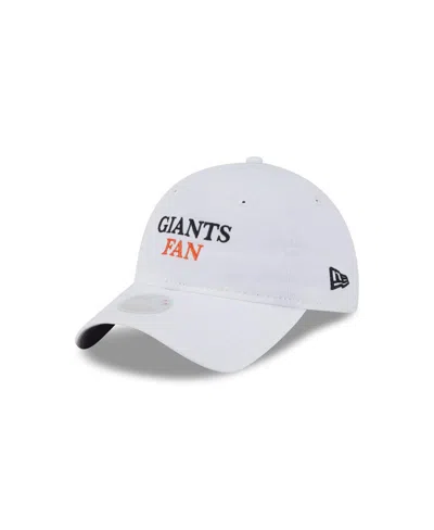 New Era Women's White San Francisco Giants Team Fan 9twenty Adjustable Hat