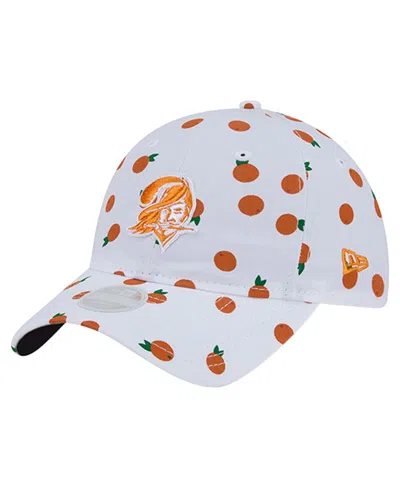 New Era Women's White Tampa Bay Buccaneers Fruit Pattern 9twenty Adjustable Hat