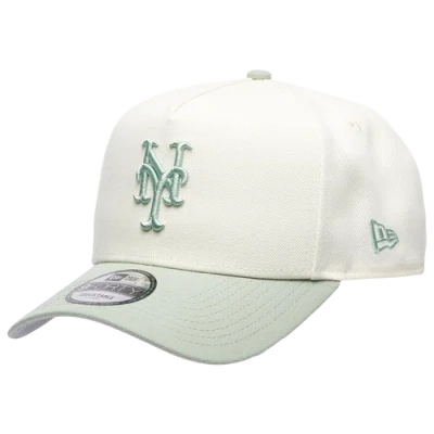 New Era Womens 9forty A-frame Custom Cap In Green/chrome