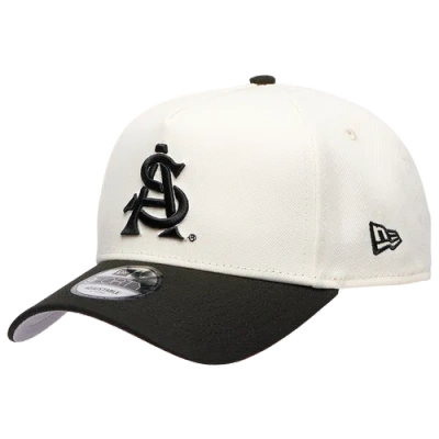New Era Womens Arizona State Sun Devils 9forty A-frame Chrome Cap In Black/chrome