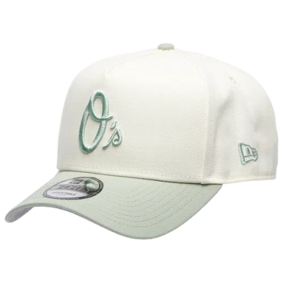 New Era Womens Baltimore Orioles Orioles 940 A-frame Cap In Chrome/green