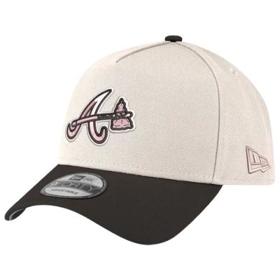 New Era Womens Braves 940af Cap In Neutral