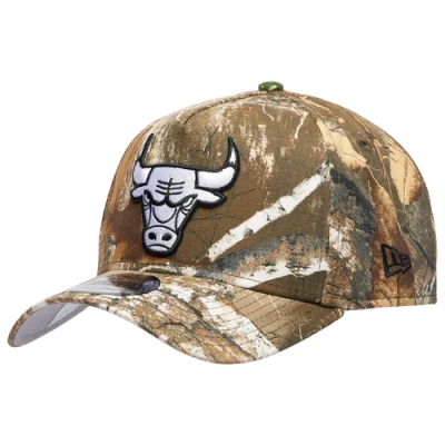New Era Womens Chicago Bulls Bulls 9forty A-frame Realtree Cap In Multi