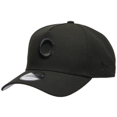 New Era Womens Chicago Cubs 9forty A-frame Bob Cap In Black