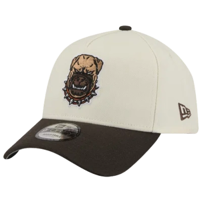 New Era Womens Cleveland Browns Nfl 9forty A-frame Cap In Chrome/brown
