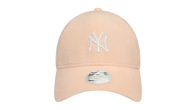 Pre-owned New Era Womens Cosy New York Yankees 9forty Cap (ss25) In Pink