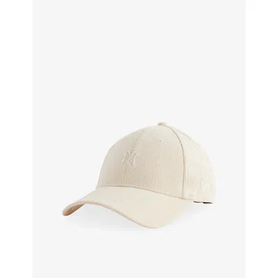 New Era Womens Cream 9forty New York Yankees Corduroy Cap In Neutral