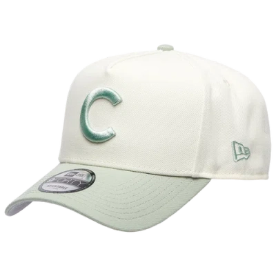 New Era Womens Cubs 940 A-frame Cap In Chrome/green