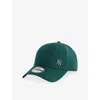 New Era Womens Dark Green 9forty Flawless New York Yankees Woven Baseball Cap In Green