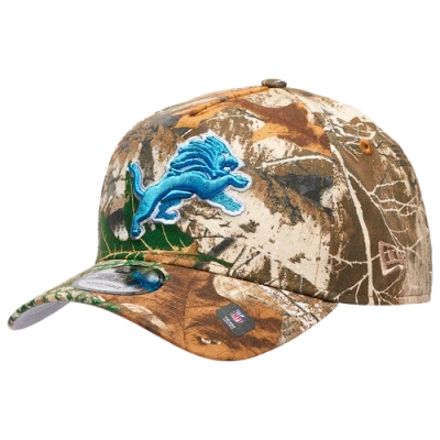 New Era Womens Detroit Lions Nfl 940 A-frame Realtree Cap In Multi