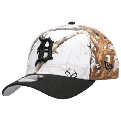 New Era Womens Detroit Tigers Tigers 940 A-frame Snow Realtree Cap In Multi