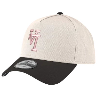 New Era Womens Dodgers 940af Cap In White/black