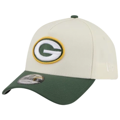 New Era Womens Green Bay Packers Nfl 9forty A-frame Cap In Chrome/green