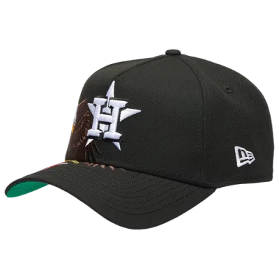 New Era Womens Houston Astros Astros 940 A Frame Eagle Cap In Black