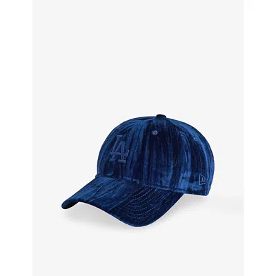 New Era Womens La Dodgers 9twenty Velour Baseball Cap Navy