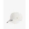 New Era Womens Light Beige 9forty Flawless New York Yankees Woven Baseball Cap In White