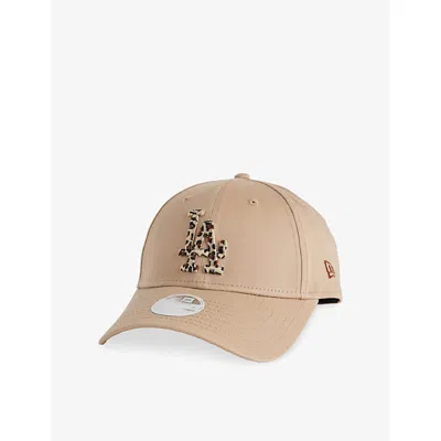 New Era Womens  9forty L.a Dodgers Cotton-twill Baseball Cap In Brown