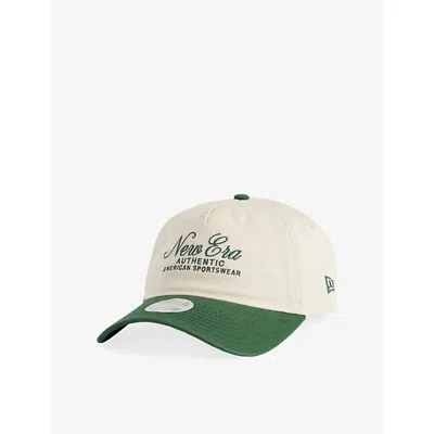 New Era Womens  9twenty Logo Cotton Baseball Cap In White