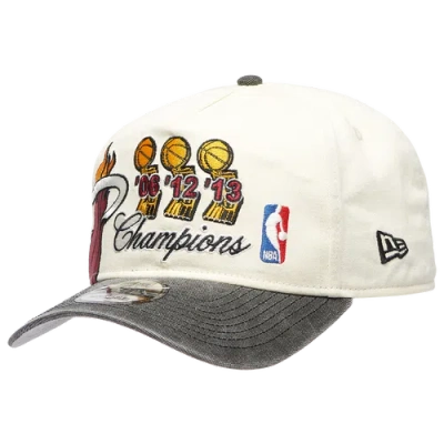 New Era Womens Miami Heat Heat 940 A Frame Hwc Trophy Cap In Black