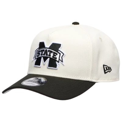 New Era Womens Mississippi State Bulldogs 9forty A-frame Chrome Cap In Black/chrome