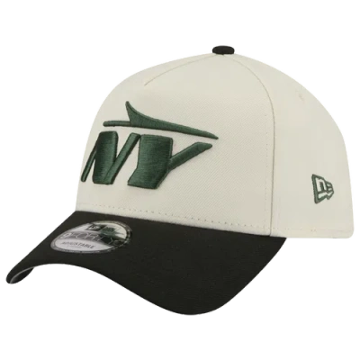New Era Womens New York Jets Nfl 9forty A-frame Cap In Chrome/green