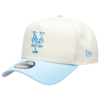 New Era Womens New York Mets 9forty A-frame Custom Cap In Neutral