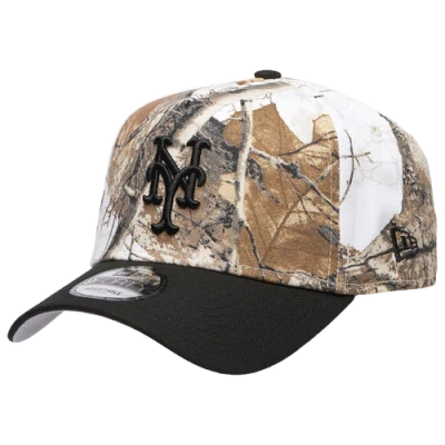 New Era Womens New York Mets Mets 940 A-frame Snow Realtree Cap In Multi