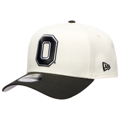 New Era Womens Ohio State Buckeyes 9forty A-frame Chrome Cap In White