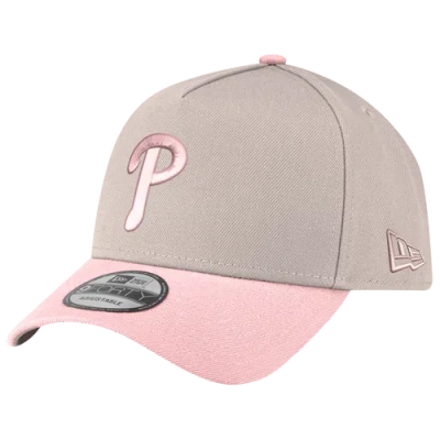 New Era Womens Phillies 940af Cap In Gray
