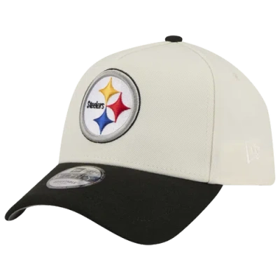 New Era Womens Pittsburgh Steelers Nfl 9forty A-frame Cap In Black/chrome