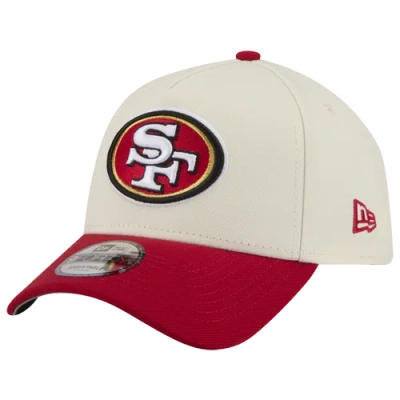 New Era Womens San Francisco 49ers Nfl 9forty A-frame Cap In Red/chrome