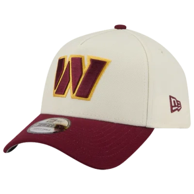 New Era Womens Washington Redskins Nfl 9forty A-frame Cap In Chrome/red