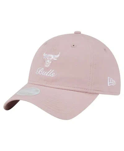 New Era Women'sâ Pink Chicago Bulls Gameday Preppy 9twenty Adjustable Hat