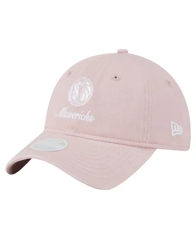 New Era Women'sâ Pink Dallas Mavericks Gameday Preppy 9twenty Adjustable Hat