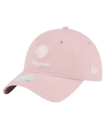 New Era Women'sâ Pink Denver Nuggets Gameday Preppy 9twenty Adjustable Hat