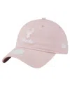 New Era Women'sâ Pink Milwaukee Bucks Gameday Preppy 9twenty Adjustable Hat In Neutral