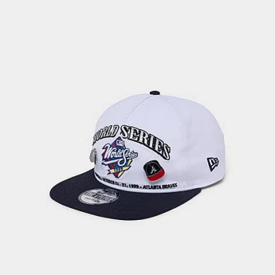 New Era World Series Mlb 9fifty Snapback Hat In White/navy