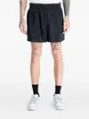 New Era Woven Shorts In Black