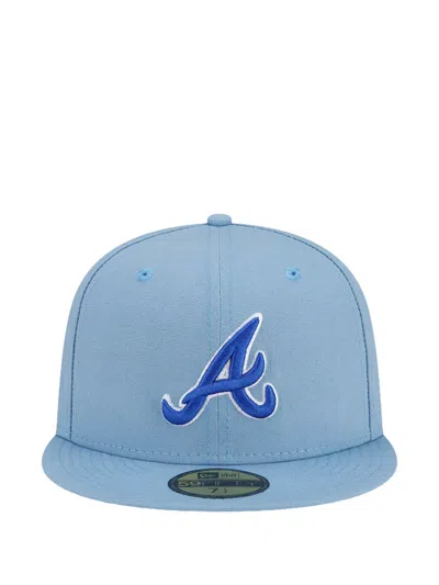 New Era X Atlanta Braves X Eric Emanuel Embroidered-logo Cap In Blue