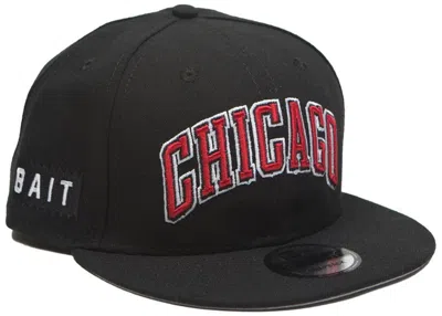 Pre-owned New Era X Bait Chicago Bulls Alt Otc 9fifty Snapback Cap In Black